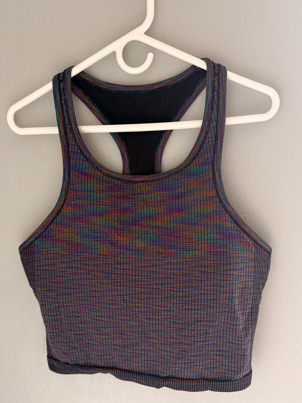lululemon athletica Multicolor Ribbed Racerback Tank Top